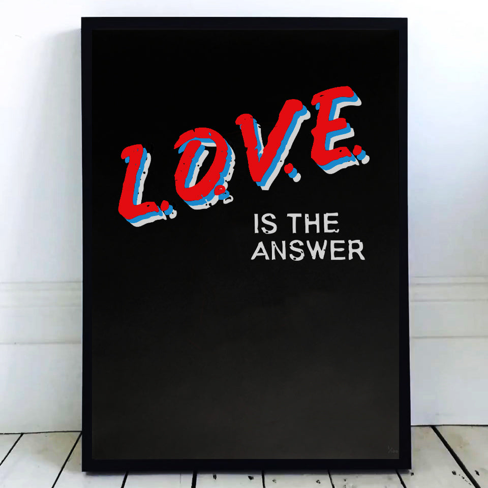 Erol Alkan 'Love Is The Answer' Print