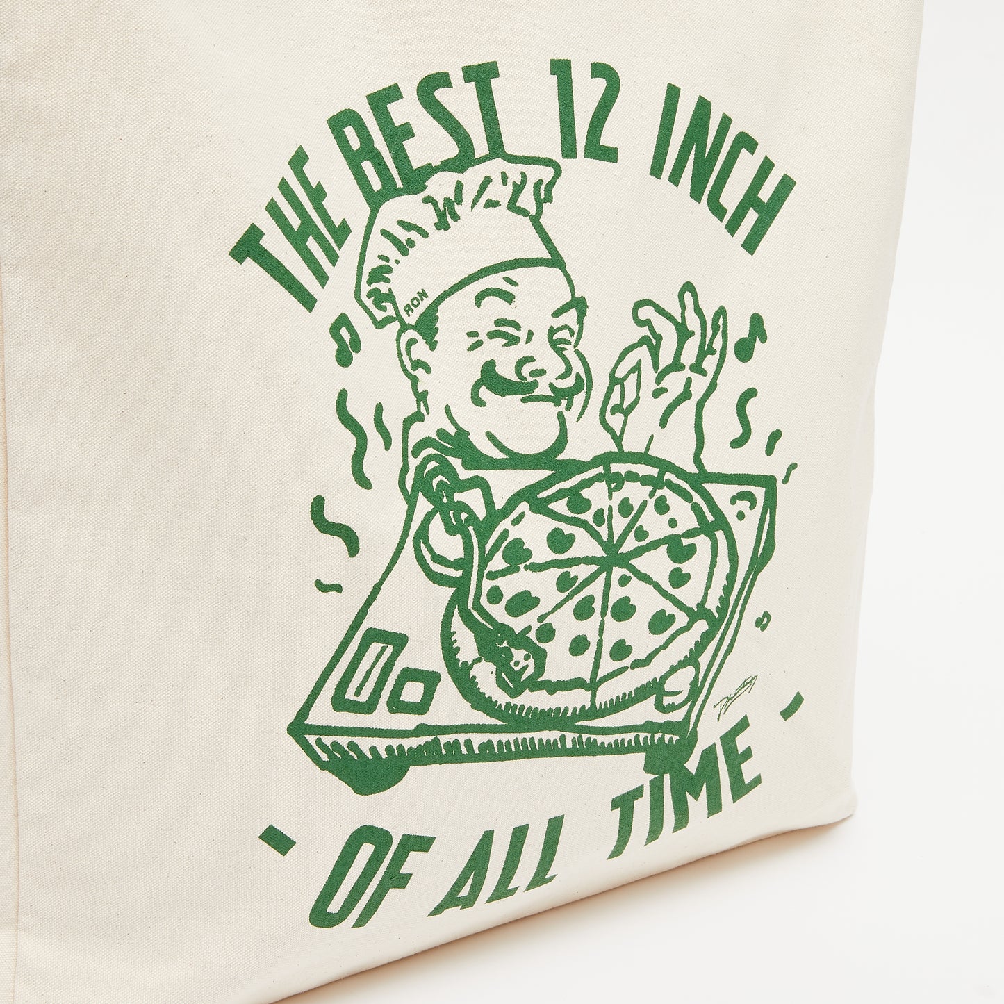 
                  
                    Pizza 'The Best 12" Of All Time' Record Bag
                  
                