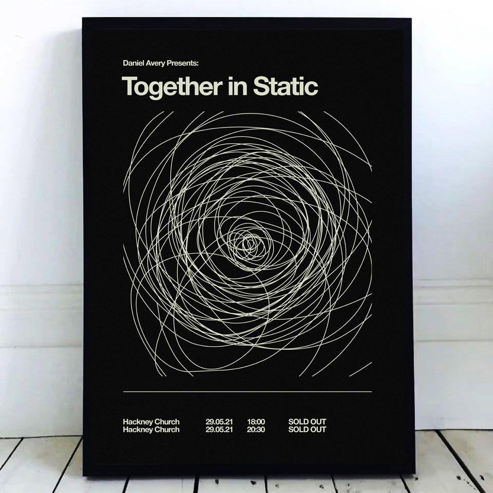 ダニエル・エイヴリー「Together in Static」スクリーン プリント