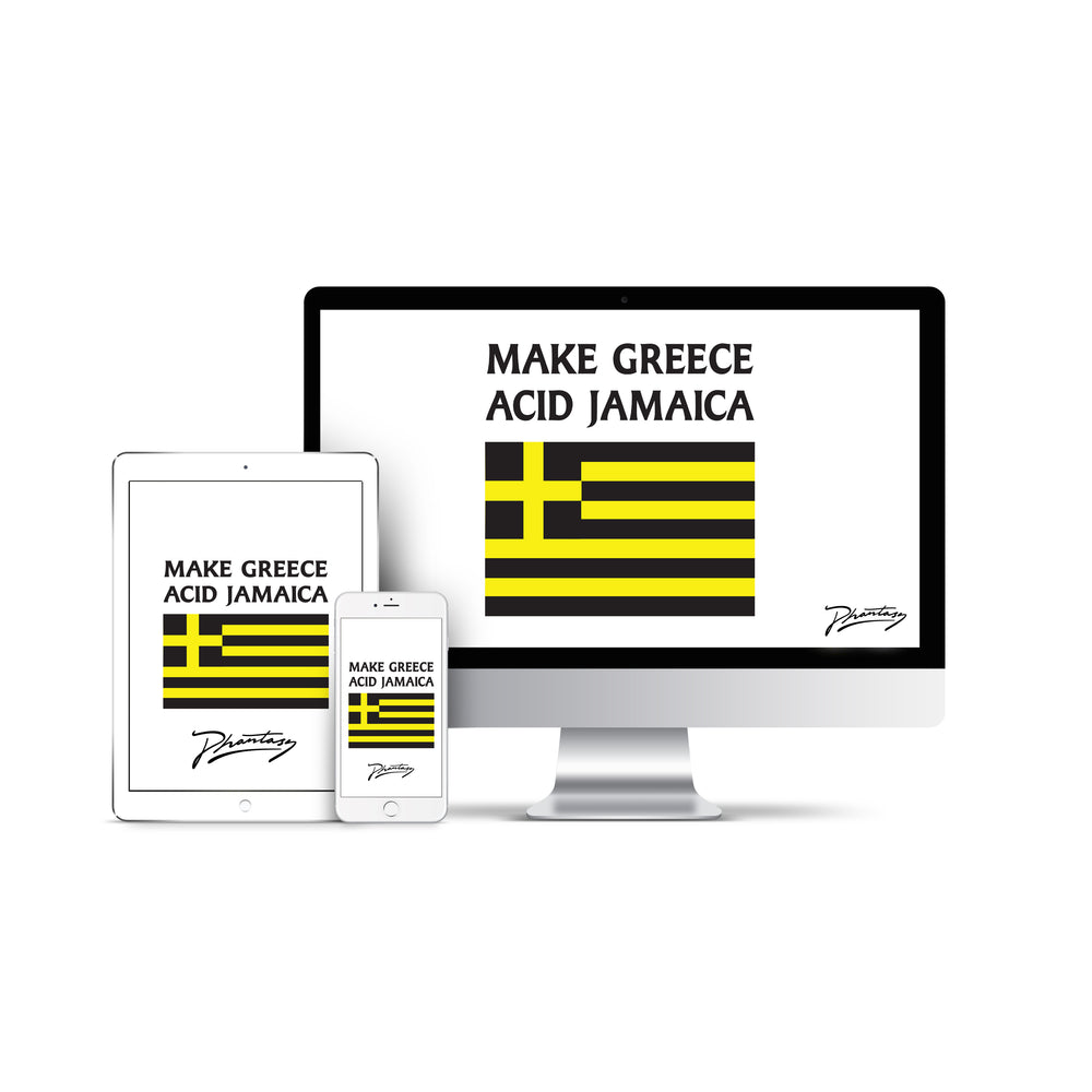 Make Greece Acid Jamaica Screen Saver