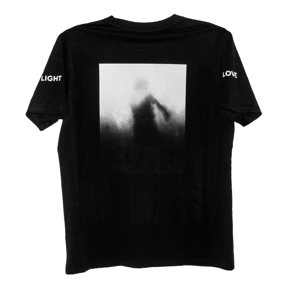 
                  
                    Daniel Avery 'Love + Light' Black T-Shirt
                  
                