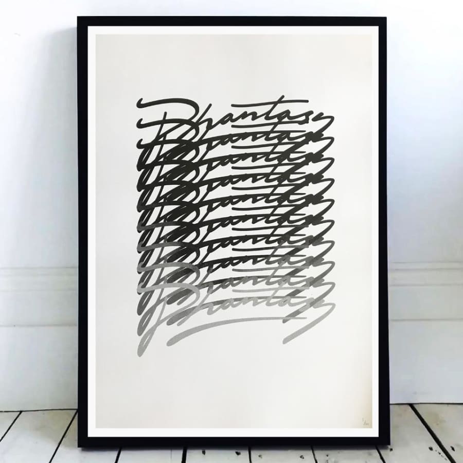 Phantasy Repeat Ltd Edition Hand Numbered Screen Print - Screen Print